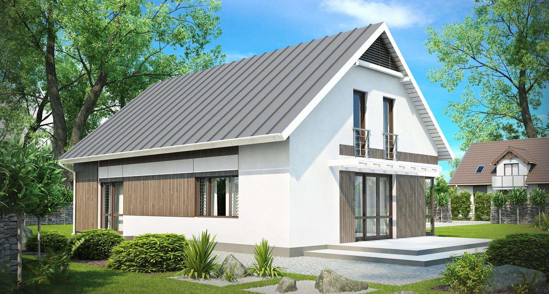 Casă cu mansardă 187 mp utili, un dormitor, 2 băi