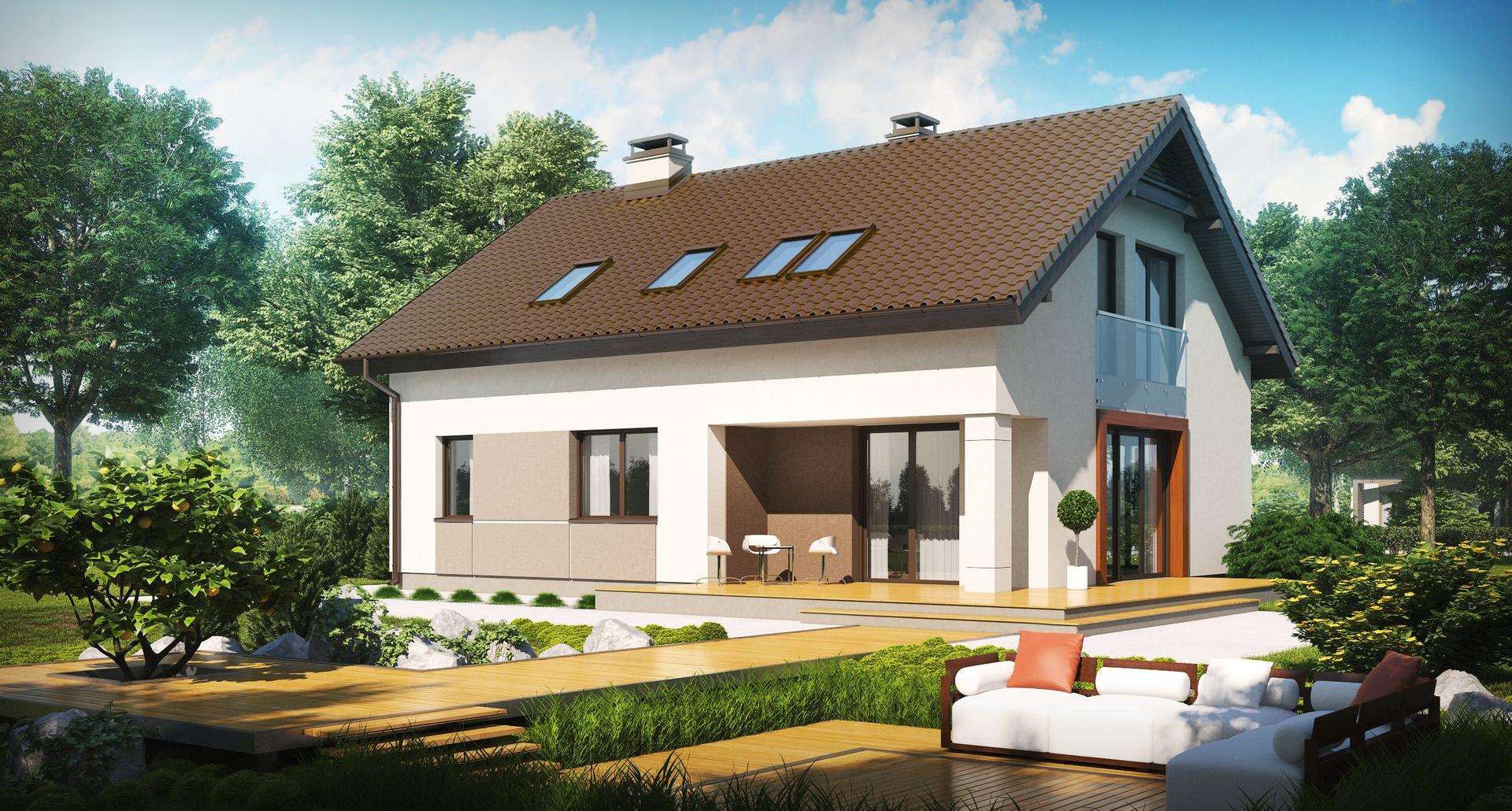 Casă cu mansardă 119 mp utili, un dormitor, 3 băi