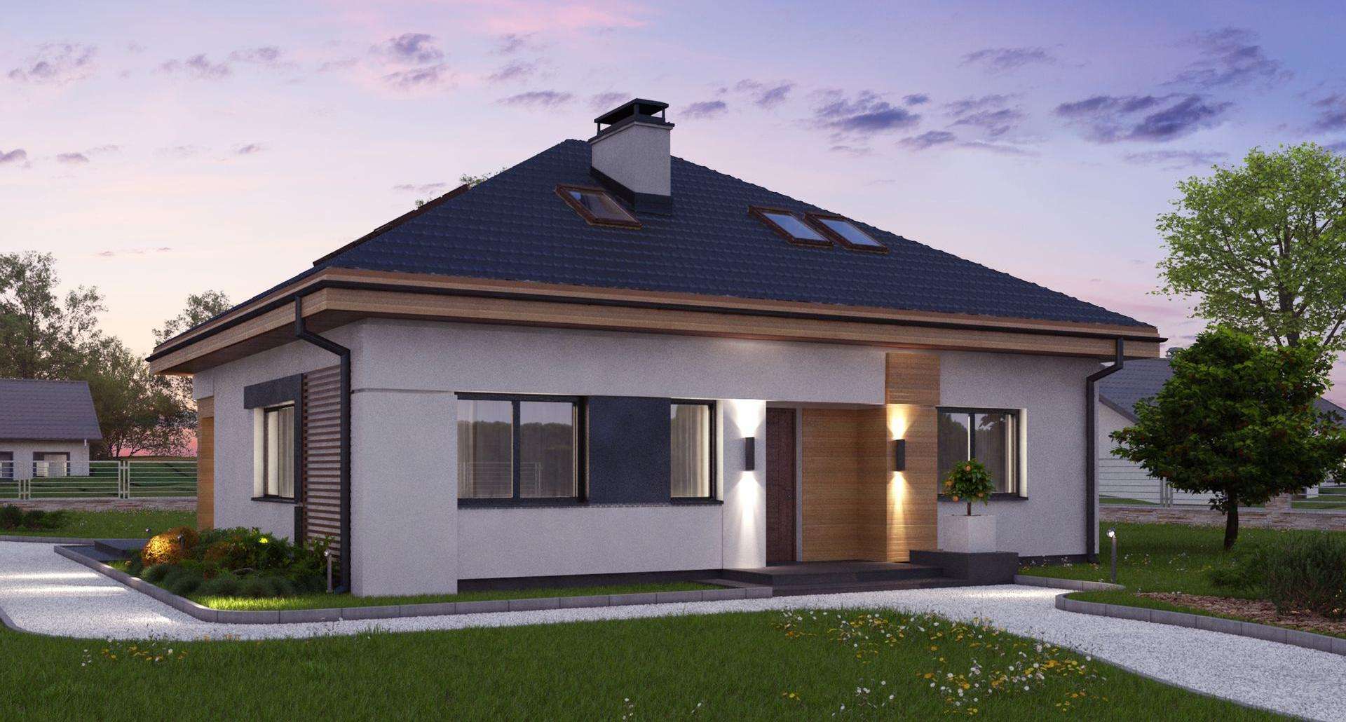 Casă cu mansardă 132 mp utili, 2 dormitoare, 3 băi