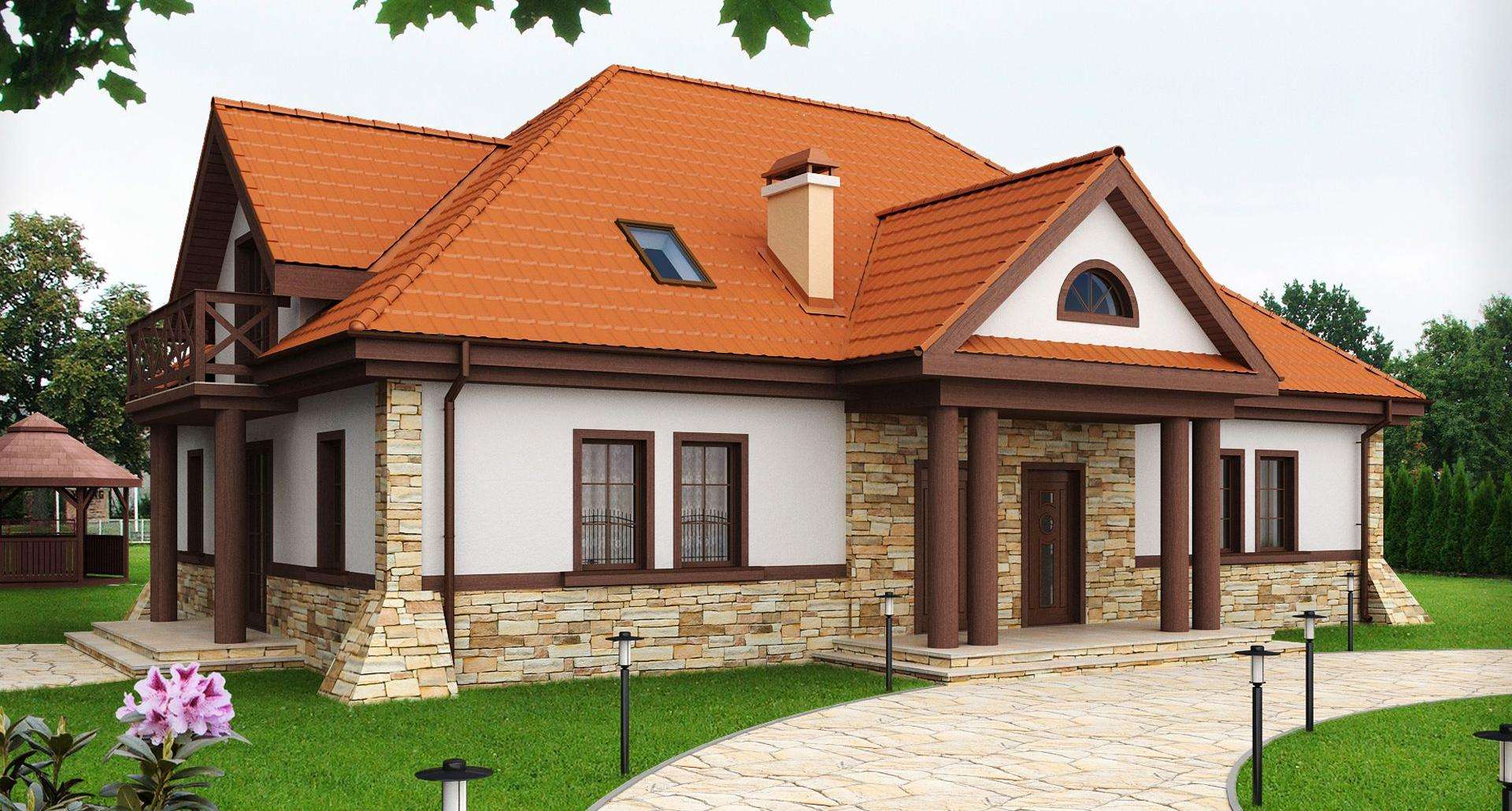 Casă cu mansardă 241 mp utili, un dormitor, 2 băi
