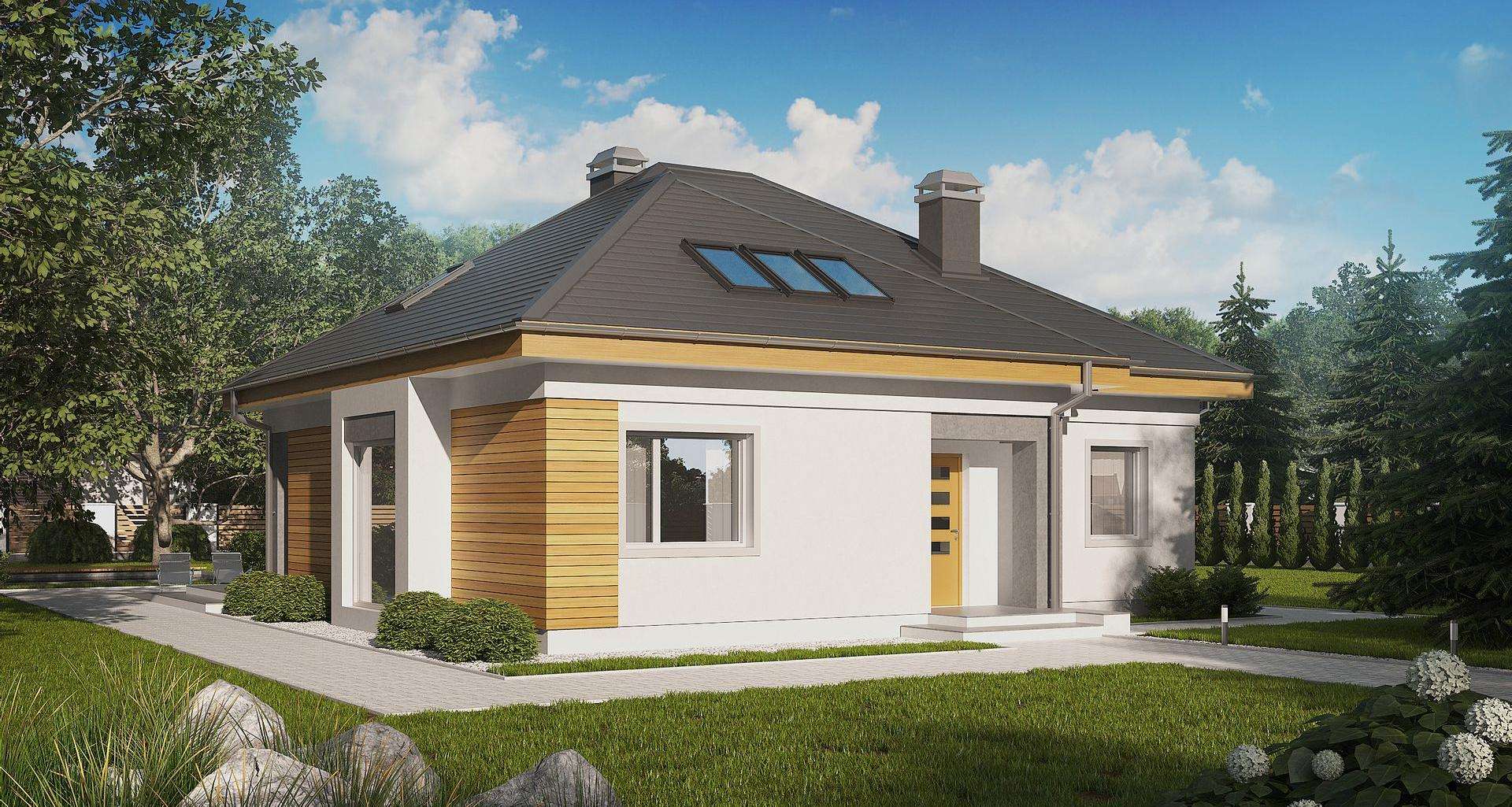 Casă cu mansardă 134 mp utili, 2 dormitoare, 2 băi