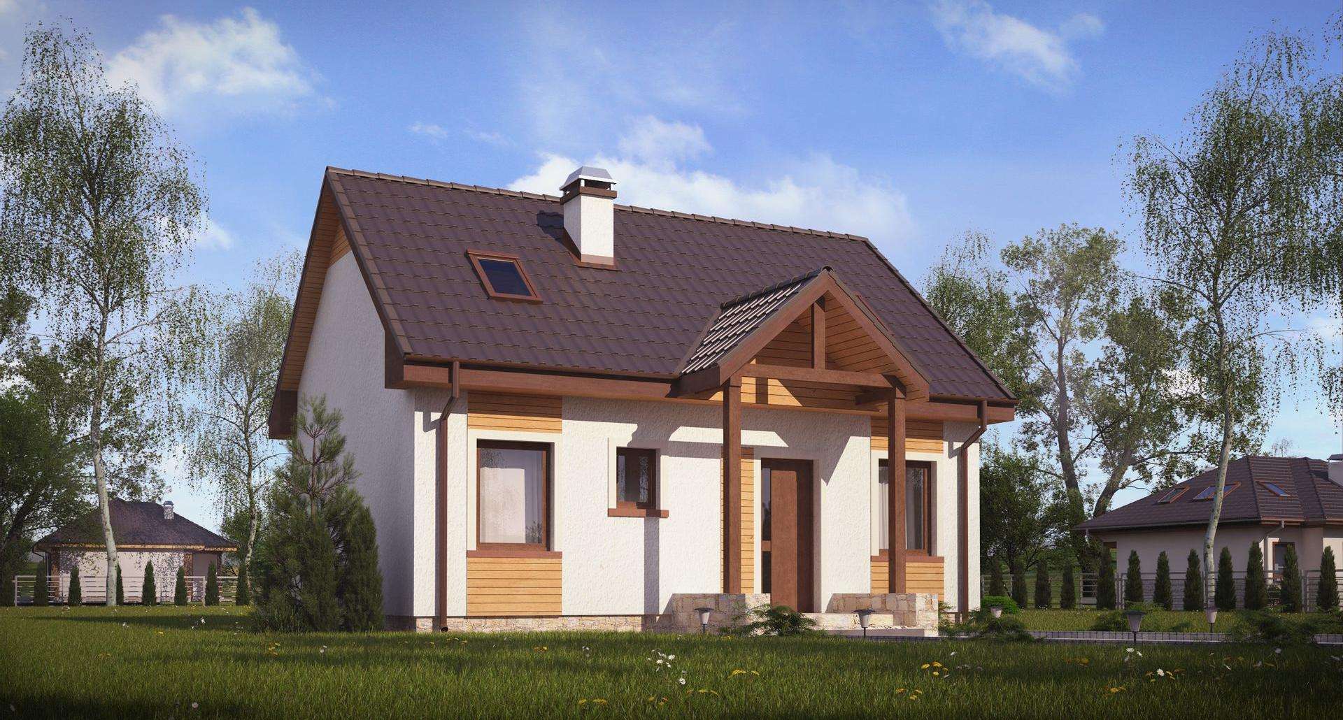 Casă cu mansardă 73 mp utili, un dormitor, 2 băi